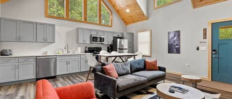 Télévision, cheminée