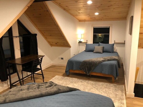 2 dormitorios, escritorio, wifi y ropa de cama