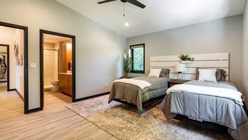 4 bedrooms, iron/ironing board, travel crib, WiFi