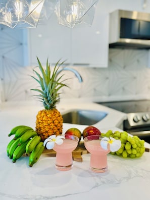 Fridge, microwave, oven, stovetop - Oceanfront Tropical Home (Car Available) (Honolulu)