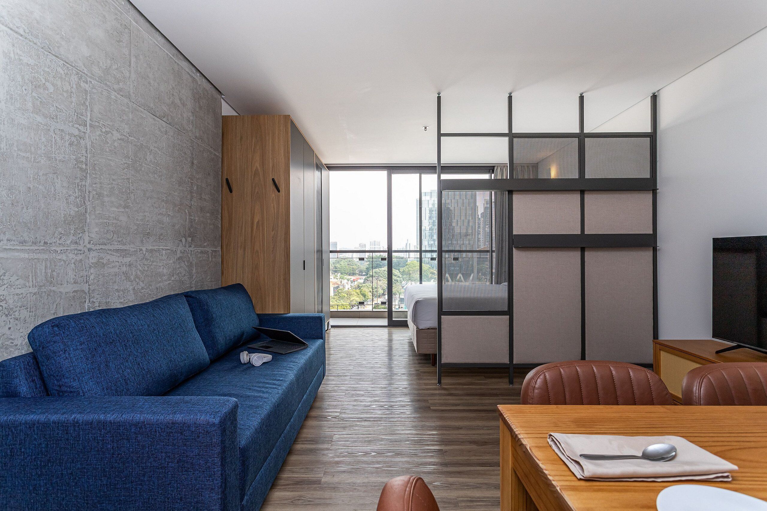 Premium Studio | Living area | 50-inch Smart TV with digital channels