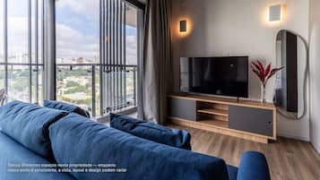Elite Studio | Living area | 50-inch Smart TV with digital channels