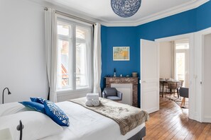 1 Schlafzimmer, Bügeleisen/Bügelbrett, kostenloses WLAN, Bettwäsche
