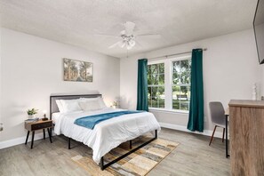 3 bedrooms, iron/ironing board, travel cot, WiFi