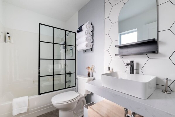 Shower, hair dryer