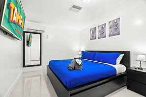 5 bedrooms, iron/ironing board, travel crib, free WiFi