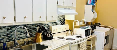 Microwave, stovetop