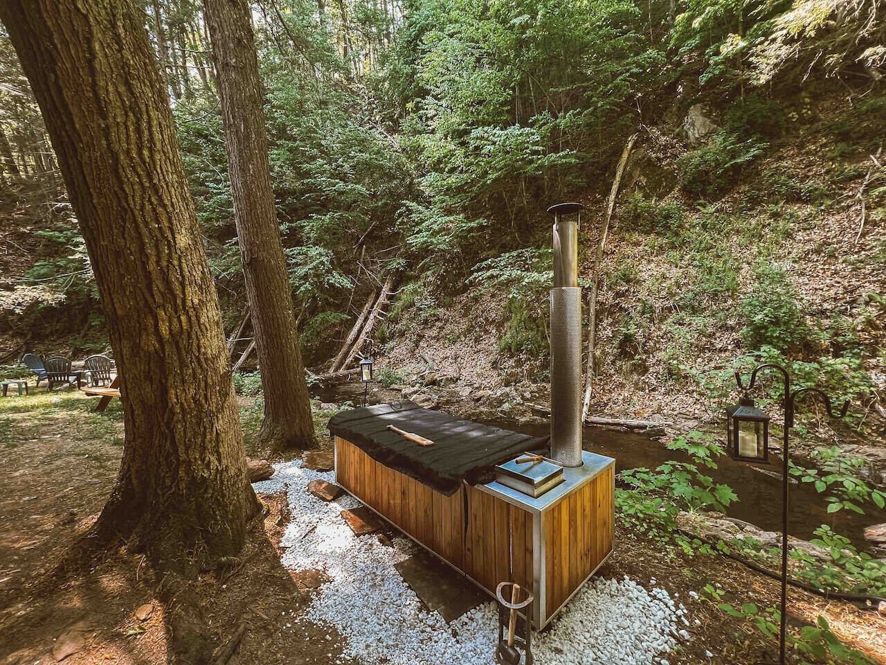 Bain à remous extérieur