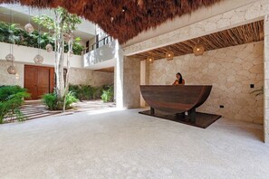 Terrace/patio - NEW! Luxe Jungle Apt 10min to Beach Spa Club
(Tulum)