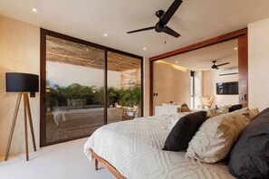 1 bedroom, iron/ironing board, WiFi, bed sheets - NEW! Luxe Jungle Apt 10min to Beach Spa Club
(Tulum)