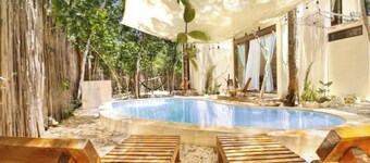 Loft Cabin2 Cenotes Park Dos OjOs  Pool, WIFI, AC

