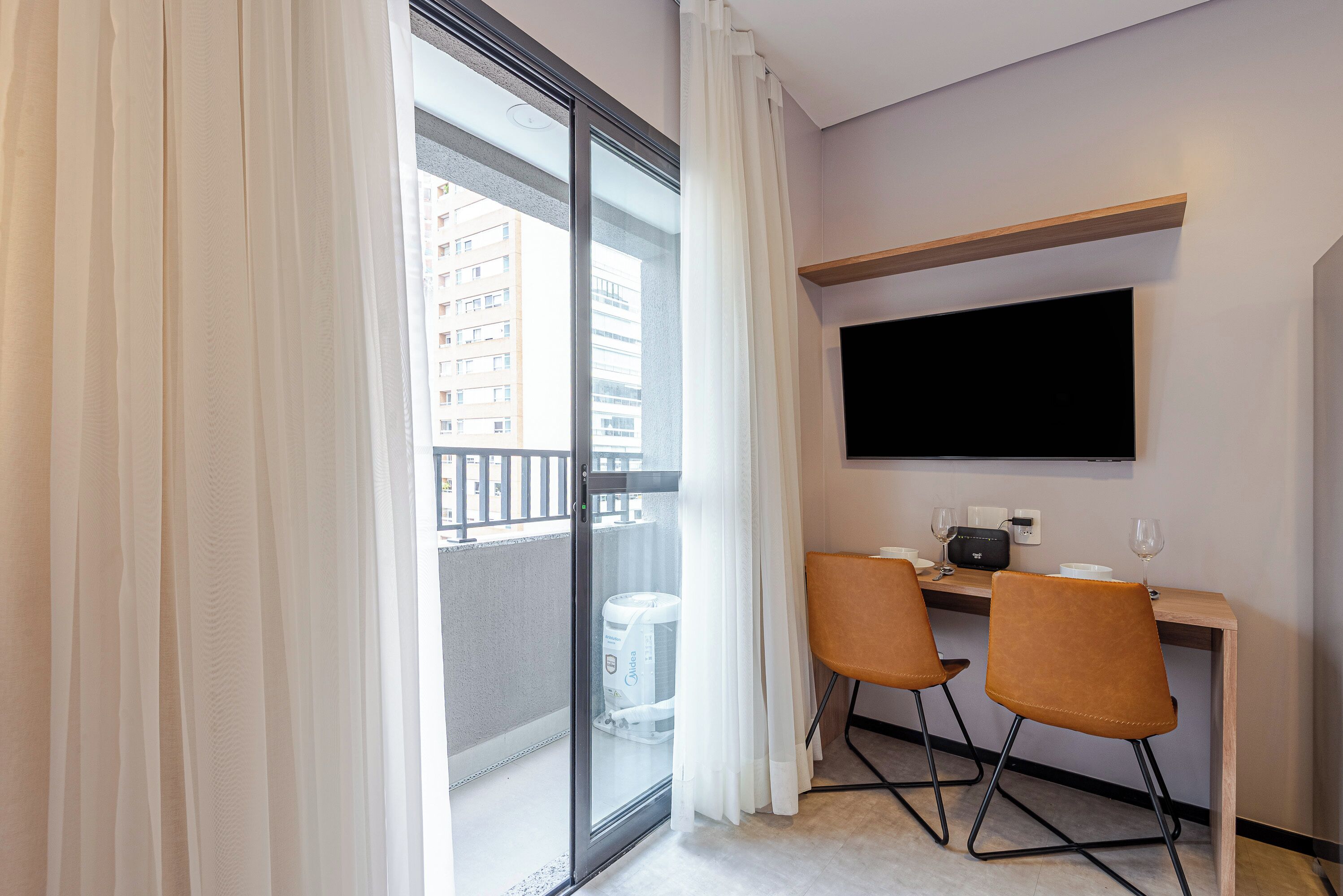 Studio Supérieur, balcon, vue ville | Vue depuis le balcon