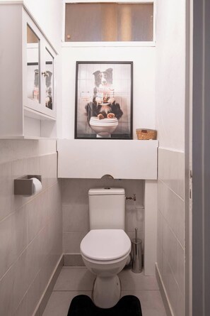 Shower, hair dryer, towels, soap - Écrin de Lumière in Vienna (Vienne)