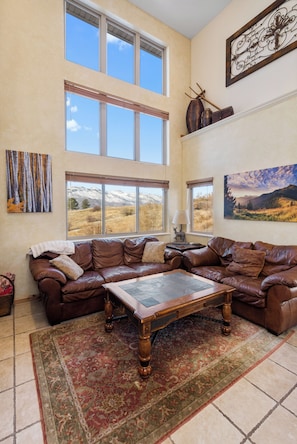 Smart TV, fireplace, video games, books