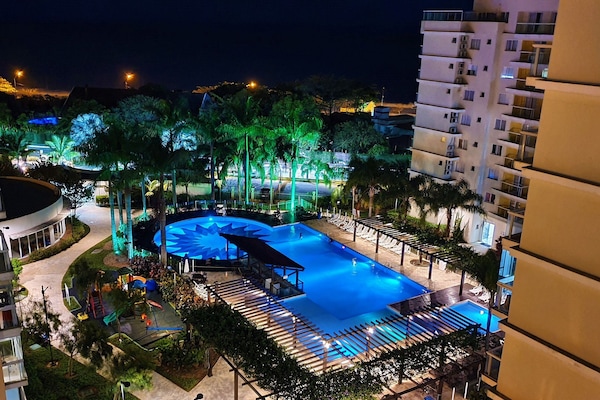 Front of property - evening/night