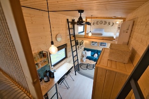 1 bedroom, iron/ironing board, free WiFi, bed sheets - Tiny House Rhön: Nature & comfort - children welcome! (Buttlar)