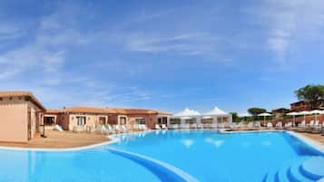 Una piscina riscaldata