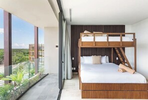 3 bedrooms, iron/ironing board, WiFi, bed sheets - Luxury 4bed PH suite w. private pool (Tulum)