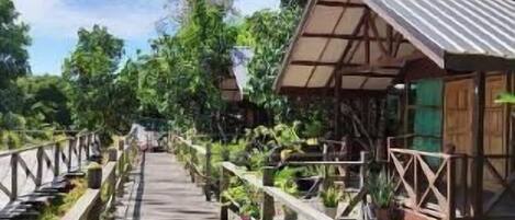 Overnattingsstedets uteområder