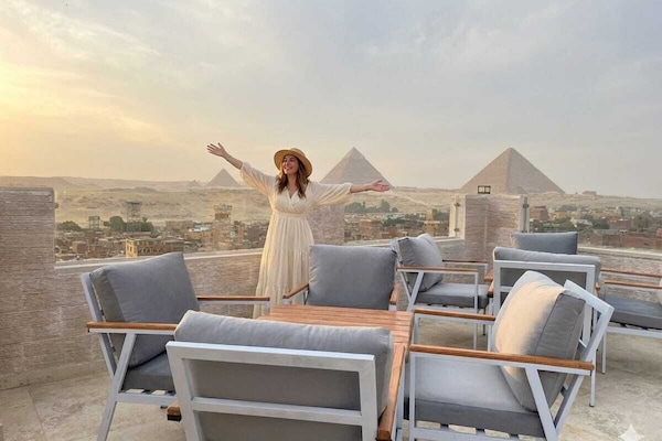 Blick von der Unterkunft