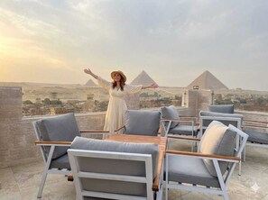 View from property - The Nomad Pyramids Boutique Hotel (Giza)