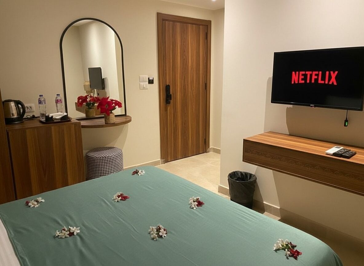 Basic-Doppelzimmer, ohne Fenster | Zimmersafe, schallisolierte Zimmer, Bügeleisen/Bügelbrett