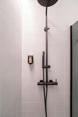 Hair dryer, towels