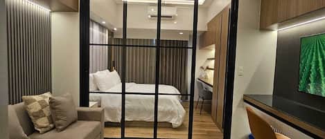 1 多间卧室、熨斗/熨衣板、WiFi、床单