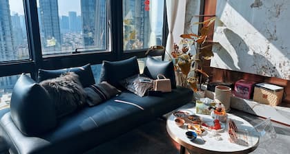 Luxury 1-bedroom condo in riverside heart downtown East Bund Pudong Shanghai