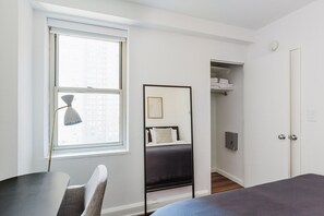 1 間睡房、熨斗/熨衫板、Wi-Fi、床單