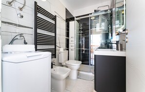 Shower, hair dryer