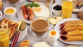 Tägliches kontinentales Frühstück gegen Gebühr