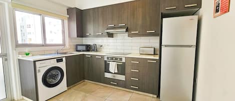 Comfort Apartment | Dapur peribadi | Cerek elektrik, pembakar roti