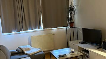 Apartment (One Bedroom Apartment) | Living room | 32-inch flat-screen TV with cable channels