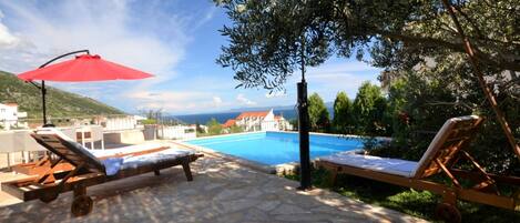 Villa (Three Bedroom Villa with Pool) | Outdoor pool | Outdoor pool, sun loungers