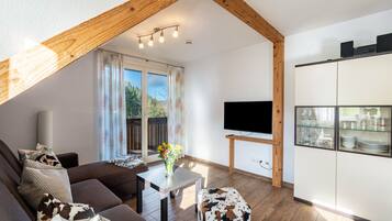 TV, table tennis, stereo