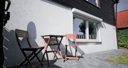Ferienhaus 'M Und S - Landidyll Am Weiher' mit Seeblick, privater Terrasse und Wi-Fi
