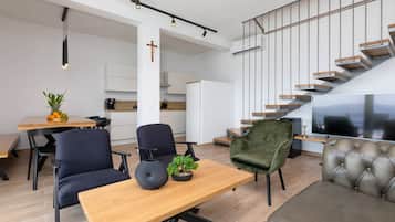 Villa (Four Bedroom Villa with Pool) | Living room