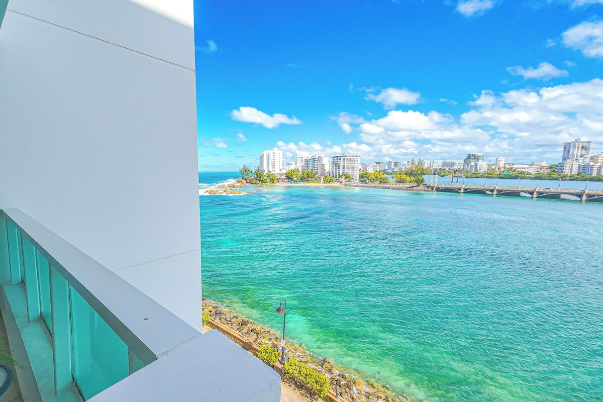 Comfort Double Room, Balcony, Lagoon View | Desk, laptop workspace, blackout curtains, iron/ironing board
