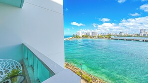 Comfort Double Room, Balcony, Lagoon View | Desk, laptop workspace, blackout curtains, iron/ironing board - Condado Lagoon Villas (San Juan)