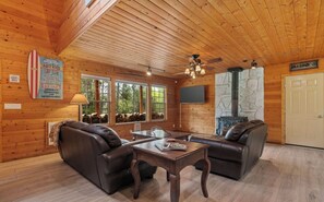 Interior - Backcountry Snowmobile Retreat • Hot Tub • Large Groups Welcome (Alpine)