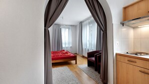 1 soveværelse, strygejern/strygebræt, gratis Wi-Fi, sengetøj