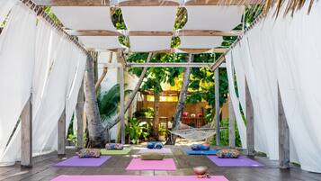 Overnattingsstedets uteområder