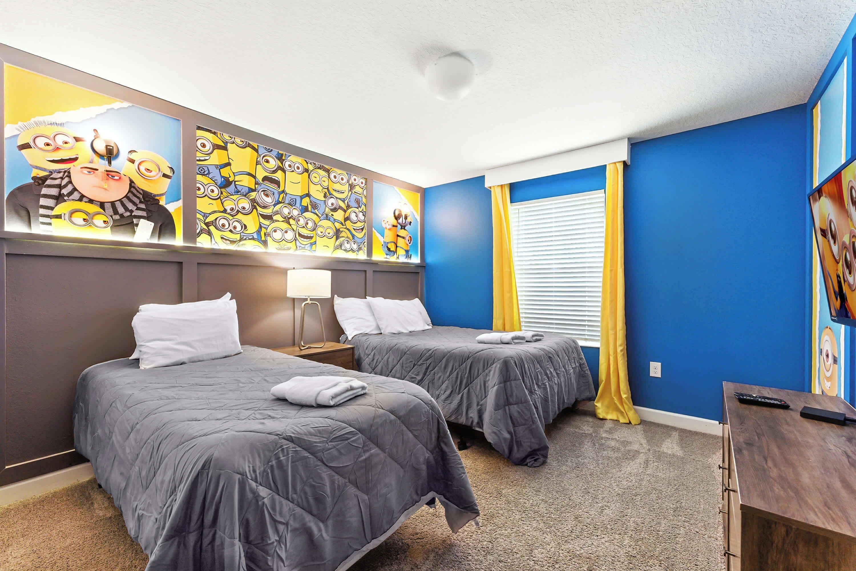 4 bedrooms, iron/ironing board, travel crib, WiFi