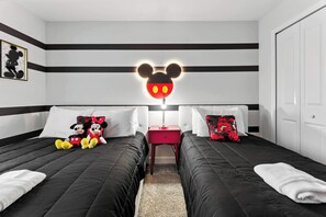 4 bedrooms, iron/ironing board, travel crib, WiFi