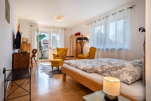 1 間睡房、熨斗/熨衫板、免費 Wi-Fi、床單