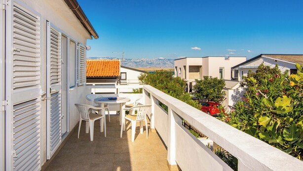 Leilighet – comfort, delvis sjøutsikt | Terrasse/patio