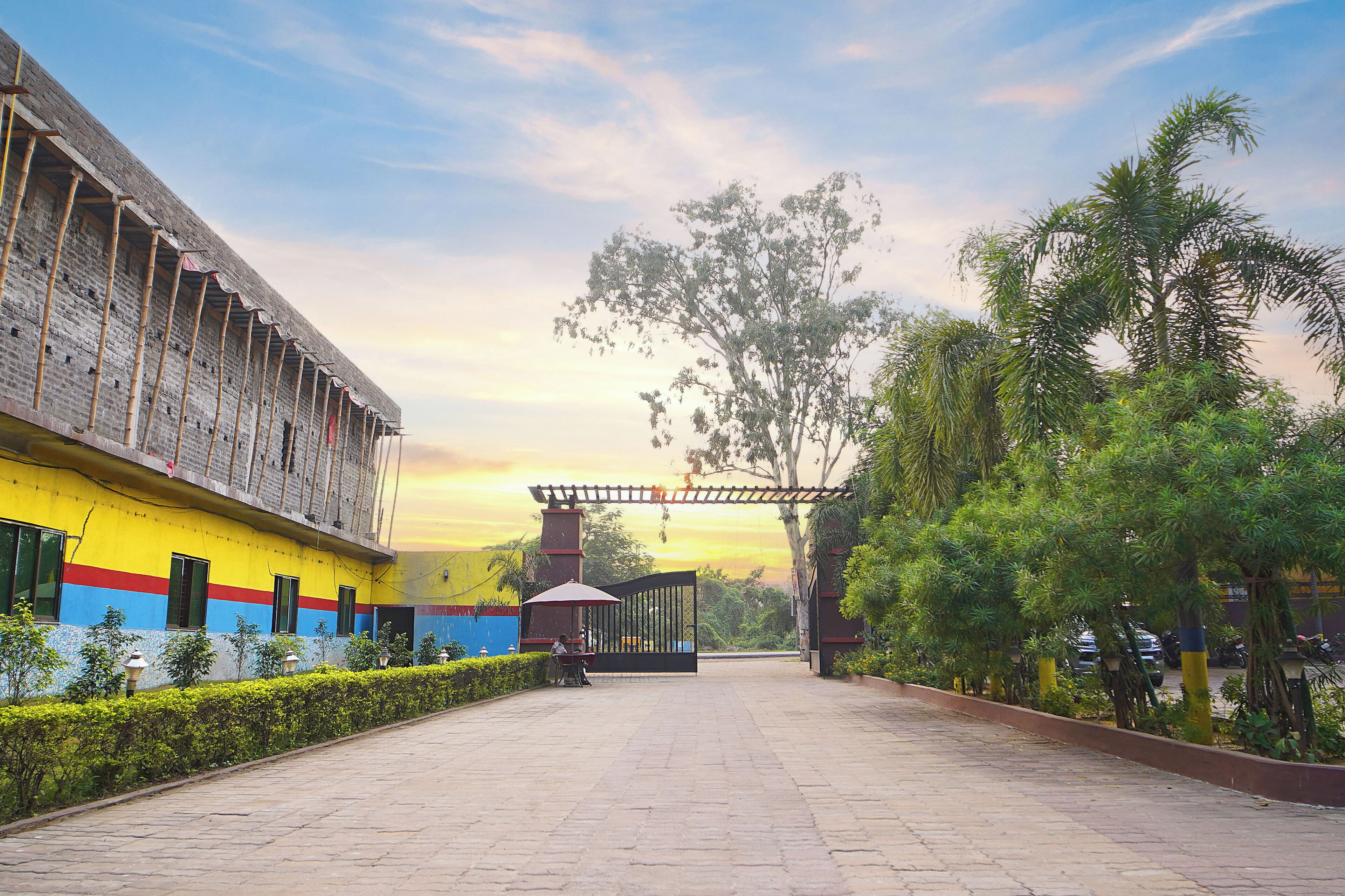 Fachada de la propiedad