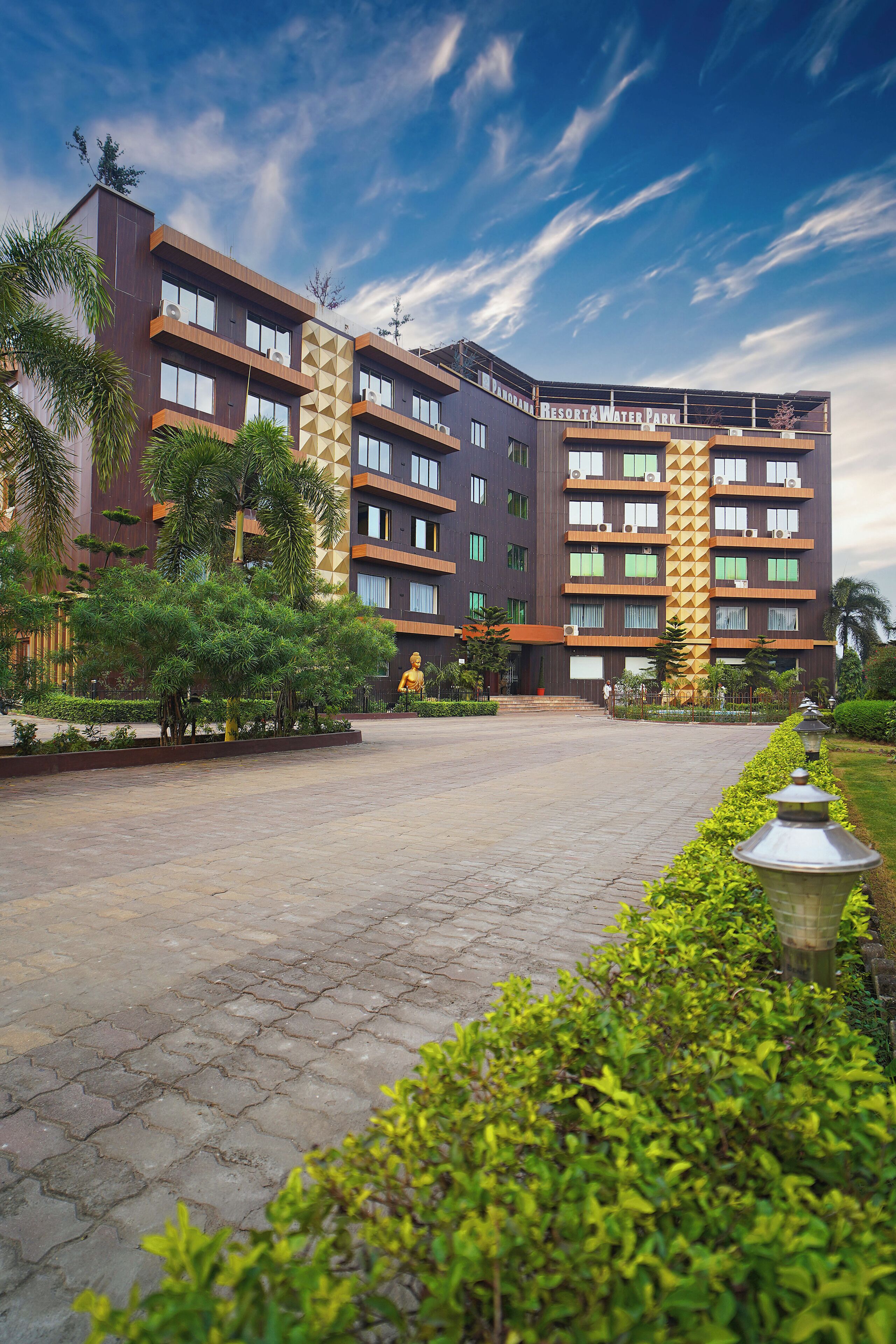 Blick von der Unterkunft