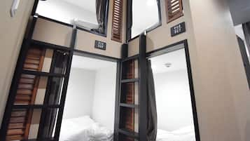 Basic Quadruple Room, Mixed Dorm | In-room safe, free WiFi, bed sheets